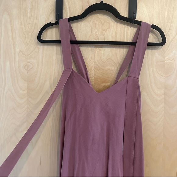 ASOS size 6 mauve dress with metal details - Picture 2 of 4